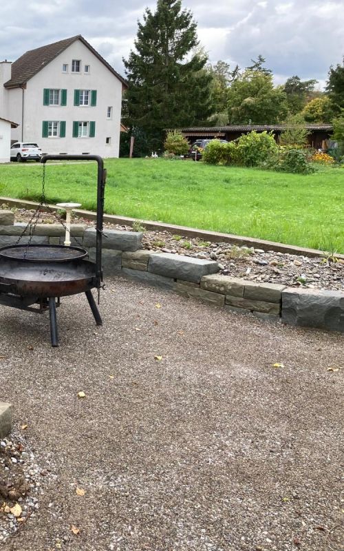 Trockensteinmauer Bärlocher Sandstein